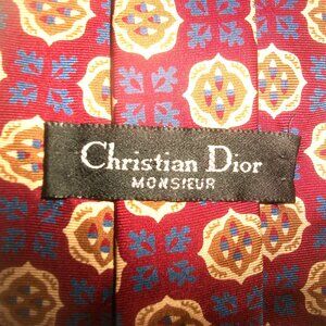 Vintage Christian Dior Monsieur Silk Tie